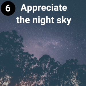 Appreciate the night sky