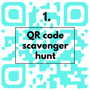 QR code scavenger hunt