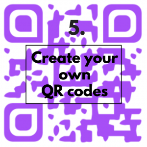 create your own QR codes